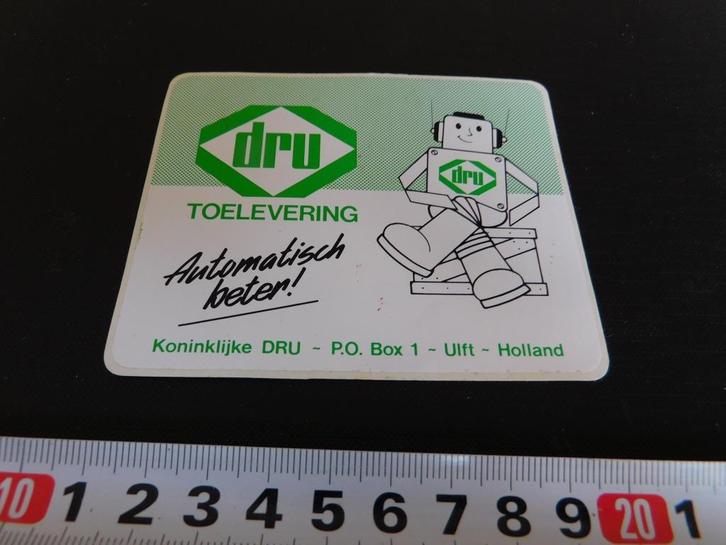sticker strip robot ulft dru toelevering automatisch beter, Verzamelen, Stickers, Zo goed als nieuw, Bedrijf of Vereniging, Ophalen