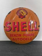 Emaille shell bord, Ophalen of Verzenden