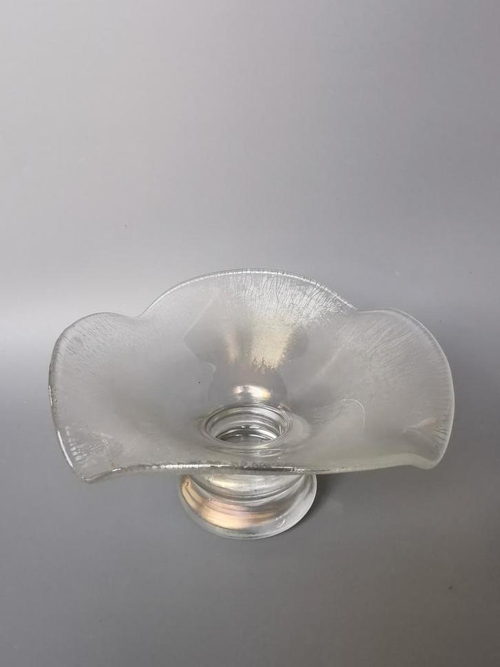 Tinqracuele glas vaas tin craquele, Antiek en Kunst, Antiek | Glas en Kristal, Verzenden