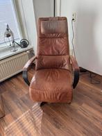 Leren relaxstoel, prominent+elektrisch op maat voor vr 1,64m, Huis en Inrichting, Fauteuils, Gebruikt, Minder dan 75 cm, 50 tot 75 cm