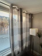 Linnen In Between Gordijnen 2 delig, Huis en Inrichting, Ophalen, Gebruikt, 200 cm of meer, Wit