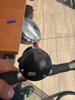 Abu garcia ambassadeur 6601 stx reel met salty beast hengel, Ophalen, Zo goed als nieuw