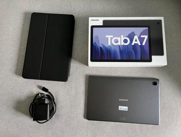 Z.G.A.N! Samsung Galaxy Tab a7 64gb wifi grijs incl. Hoes beschikbaar voor biedingen