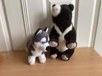 Knuffel Panda Beer & Hond Set, Ophalen of Verzenden, Zo goed als nieuw, Beer