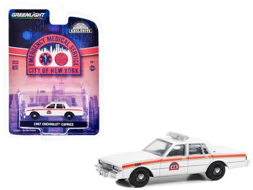 1987 Chevrolet Caprice van Greenlight 1/64 Medical New York, Hobby en Vrije tijd, Modelauto's | Overige schalen, Nieuw, Auto, Ophalen of Verzenden