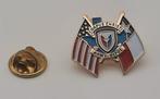 Corpus Christi Army Depot Amerikaanse en Texaanse vlag pin, Verzamelen, Speldjes, Pins en Buttons, Ophalen of Verzenden, Zo goed als nieuw