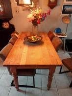 Oud grenen eetkamertafel 180x90 cm, Huis en Inrichting, Tafels | Eettafels, Ophalen, Gebruikt, 50 tot 100 cm, 150 tot 200 cm