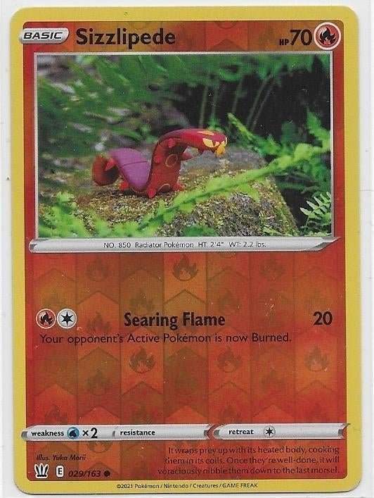 Battle Styles,  Sizzlipede [reverse] 29/163, Verzenden, Nieuw, Losse kaart