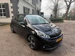 Peugeot 208 1.2 VTI 81KW/110PK 5-D 2016 Zwart gt line, Auto's, Voorwielaandrijving, Zwart, Leder en Stof, USB