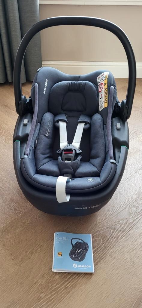 Maxicosi Coral 360 zwart, Kinderen en Baby's, Autostoeltjes, Zo goed als nieuw, Maxi-Cosi, 0 t/m 13 kg, Ophalen