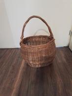 Ovale rieten mand - Picknick, boodschappen, decoratie, Ophalen