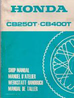 Honda CB250 T CB400 T shop manual (7096z), Motoren, Ophalen of Verzenden, Honda