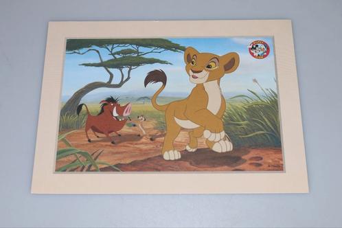 Disney Club The Lion King Leeuwenkoning mini poster vintage, Verzamelen, Disney, Zo goed als nieuw, Plaatje of Poster, Leeuwenkoning of Jungle Boek