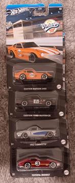 Hot Wheels Vintage Racing Club Set, Hobby en Vrije tijd, Modelauto's | 1:18, Ophalen of Verzenden, Nieuw, Auto, Hot Wheels