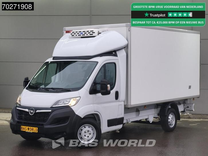 Opel Movano 165PK Koelwagen Carrier Citimax-350 Zijdeur 165P, Auto's, Bestelauto's, Bedrijf, Te koop, Airconditioning, Bluetooth