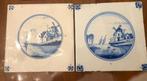 Blauw, Antiek en Kunst, Antiek | Wandborden en Tegels, Ophalen of Verzenden