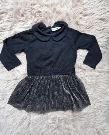 Feestjurkje kerstjurkje zwart met glitters Prenatal 62/68 beschikbaar voor biedingen