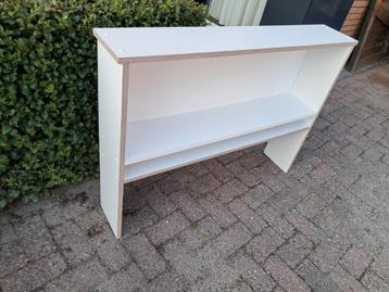 Buro opzet | Buro opzetstuk | Bureau | wit/houtkleur beschikbaar voor biedingen