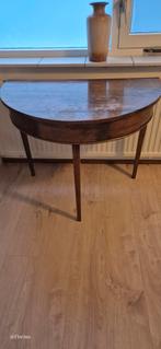 Mahoniehouten demi lune tafel, Antiek en Kunst, Ophalen