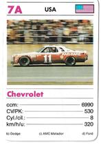 Kwartetkaart Chevrolet, Ophalen of Verzenden, Gebruikt, Auto's