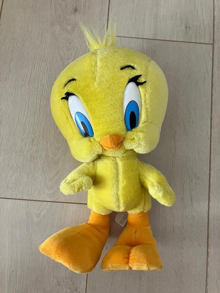 Knuffel Tweety Poseable/ Buigbaar Vintage groot, Kinderen en Baby's, Speelgoed | Knuffels en Pluche, Gebruikt, Overige typen, Ophalen of Verzenden