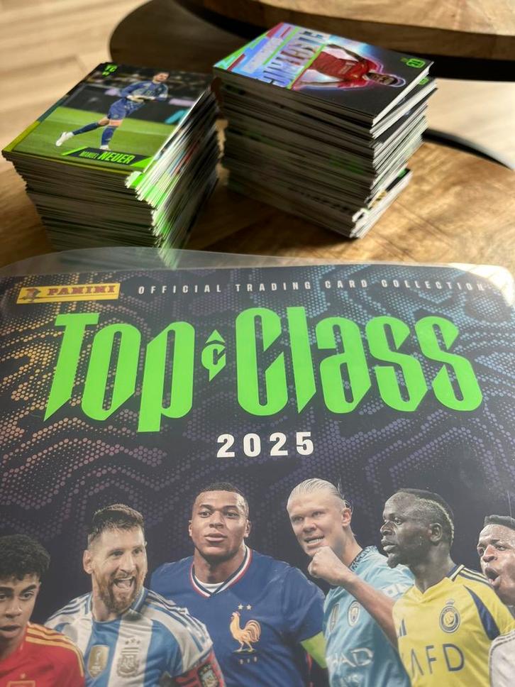 Top Class panini 2025 ruilen en/of kopen UPDATE 16-09, Hobby en Vrije tijd, Stickers en Plaatjes, Zo goed als nieuw, Meerdere plaatjes