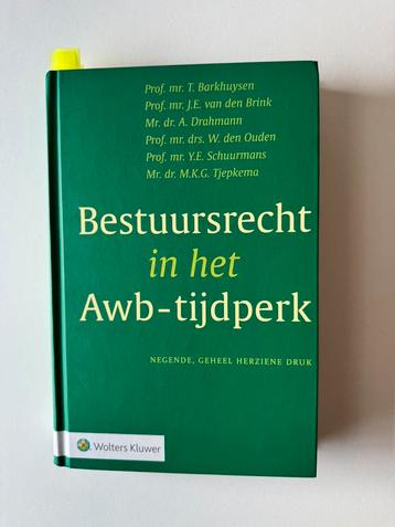Bestuursrecht in het Awb-tijdperk hbo rechten beschikbaar voor biedingen
