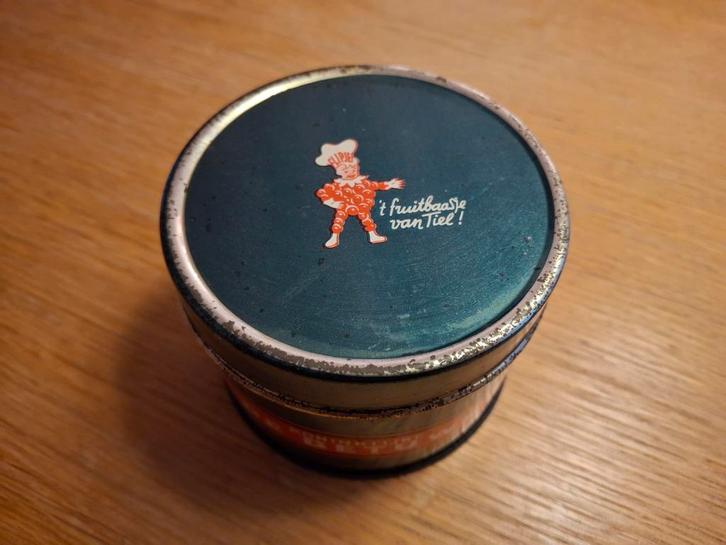 Vintage blik De Betuwe, Verzamelen, Blikken, Gebruikt, Overige, Ophalen of Verzenden