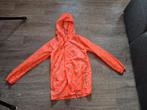 Oranje regenjas met stippen en met capuchon, Meisje, Ophalen of Verzenden, Zo goed als nieuw, Hema