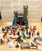 Playmobil kasteel, boot, ruine en vuurtoren en veel poppetje, Ophalen of Verzenden, Zo goed als nieuw