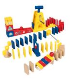 Robot domino run lidl playtive houten domino omrolspel, Ophalen of Verzenden, Zo goed als nieuw, Overige typen