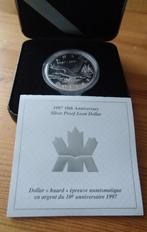 Canada, 1997 10th Anniversary Silver Proof Loon Dollar, Verzenden, Noord-Amerika, Losse munt, Zilver