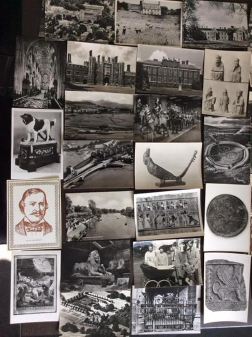Collectie van 36 stuks Engeland Zw/Wit ansichtkaarten., Verzamelen, Ansichtkaarten | Buitenland, Ongelopen, Engeland, 1960 tot 1980