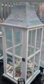 Windlicht, Ophalen of Verzenden, Hout, 50 tot 75 cm