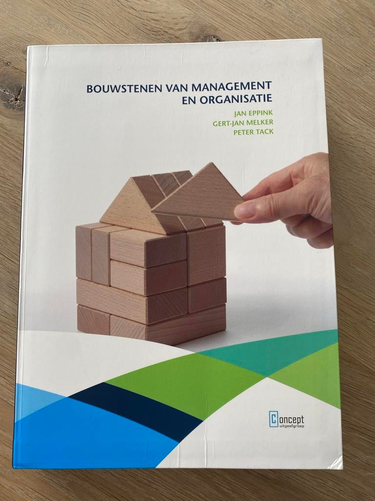 Bouwstenen van Management en Organisatie - Jan Eppink, Ophalen of Verzenden, Gelezen, Management