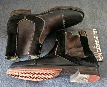 Chelsea Boots leer men ' La Martina' size43 bruin enkellaars beschikbaar voor biedingen