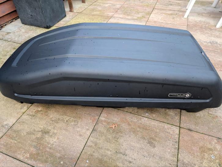 Modula Evo 470L Dakkoffer + Dakdragers + Tassenset, Auto diversen, Dakkoffers, Zo goed als nieuw, Ophalen of Verzenden