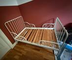 Ikea minnen meegroeibed / peuterbed wit, Kinderen en Baby's, Kinderkamer | Bedden, Ophalen, 70 tot 85 cm, Zo goed als nieuw, Lattenbodem