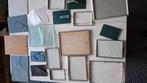 Incomplete oude fotolijstjes jyden glazen plaatjes achterkan, Antiek en Kunst, Ophalen of Verzenden