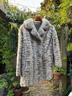 Vintage Bontjas  Nerts, Ophalen of Verzenden, Gedragen, Maat 38/40 (M), Grijs
