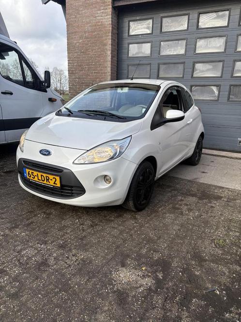 Ford Ka 1.2 Titanium Airco/Parelmoer Wit/NAP, Auto's, Ford, Bedrijf, Te koop, Ka, ABS, Airbags, Airconditioning, Alarm, Boordcomputer