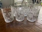 6 Kristallen whisky / water glazen, Antiek en Kunst, Antiek | Glas en Kristal, Ophalen