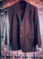 Nieuw pak van Benvenuto maat 52 met krijtstrepen nu 49,99€, Kleding | Heren, Kostuums en Colberts, Maat 52/54 (L), Bruin, Benvenuto