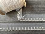 Nr 412 ) Super mooi antiek tule kant 7 cm nu 10 m 8.50, Verzenden, Nieuw, Kant