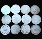 Beleggingsmunten. 12x 50 Gulden. Gewicht per stuk 25 Gram.