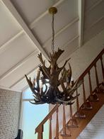 Unieke Herten Gewei Lamp, Ophalen of Verzenden, Gebruikt, Overige materialen, 75 cm of meer