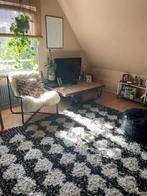 Vintage Shaggy Sheep's Wool Rug, Ophalen, Gebruikt, 200 cm of meer, 60s