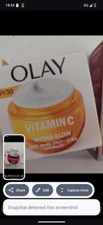 Olay Vitamin C Hydra Glow Crème, Ophalen of Verzenden, Nieuw, Gehele gezicht, Verzorging