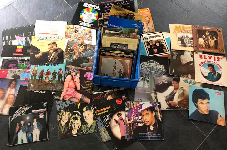 Zoldervondst 125 lp’s, Cd's en Dvd's, Vinyl | Overige Vinyl, Gebruikt, Overige formaten, Ophalen
