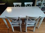 Dining table & Chairs for sale – IKEA ROSENTORP SERIES, Ophalen, Zo goed als nieuw, Rechthoekig, 50 tot 100 cm